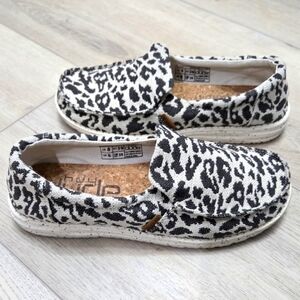 Hey Dude - Women's Misty Leopard Print Slip-On Shoes/Loafers - Size 8